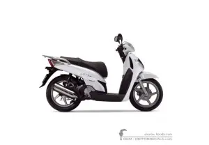 Decals for Honda SH150i 2008 • Honda OEM Decals