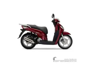 Pegatinas para Honda SH150i 2008 • Honda Pegatinas OEM