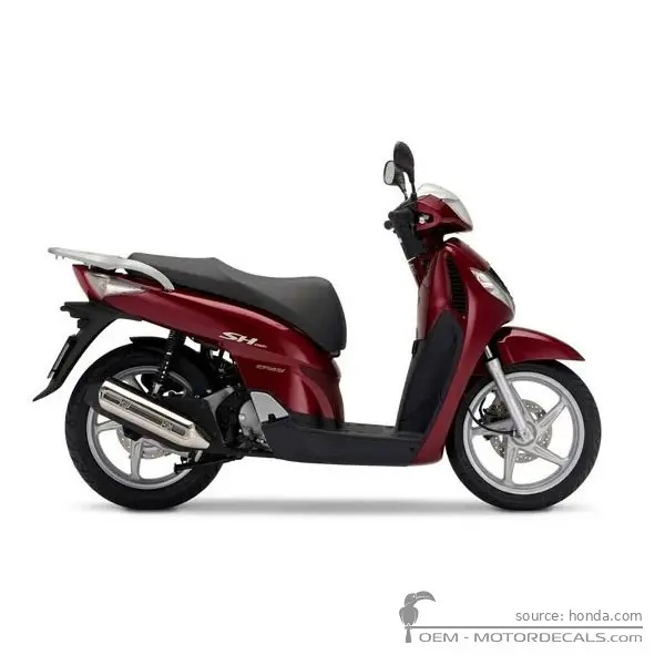 Honda SH150i 2008 - Pearl Siena Red