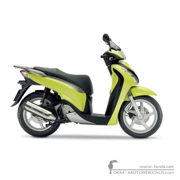 Honda SH150i 2009 - Pearl Acid Yellow