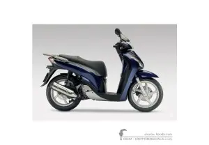 Adesivi per Honda SH150i 2009 • Honda Adesivi OEM