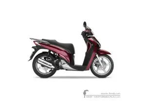 Pegatinas para Honda SH150i 2010 • Honda Pegatinas OEM