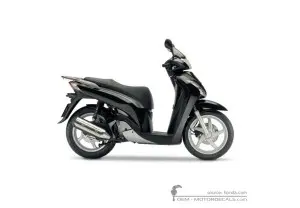 Pegatinas para Honda SH150i 2012 • Honda Pegatinas OEM
