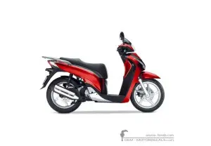 Pegatinas para Honda SH150i 2012 • Honda Pegatinas OEM