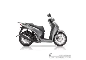 Aufkleber für Honda SH150i 2013 • Honda OEM-Aufkleber