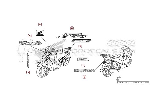 Honda SH150i 2013