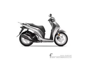 Pegatinas para Honda SH150i 2017 • Honda Pegatinas OEM