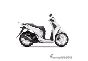 Pegatinas para Honda SH150i 2017 • Honda Pegatinas OEM