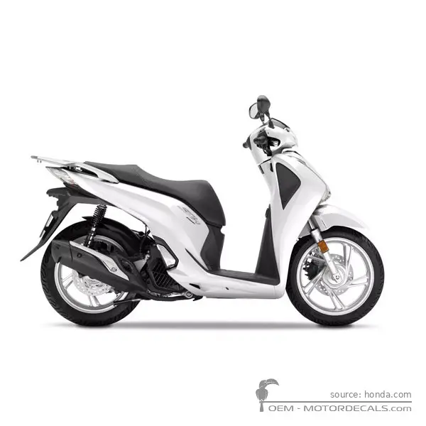 Honda SH150i 2017 - Pearl Cool White