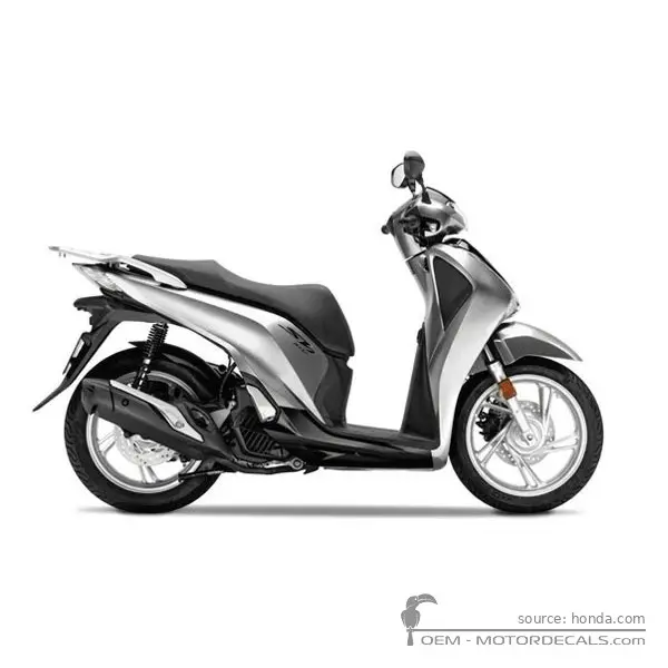 Honda SH150i 2019 - Lucent Silver Metallic
