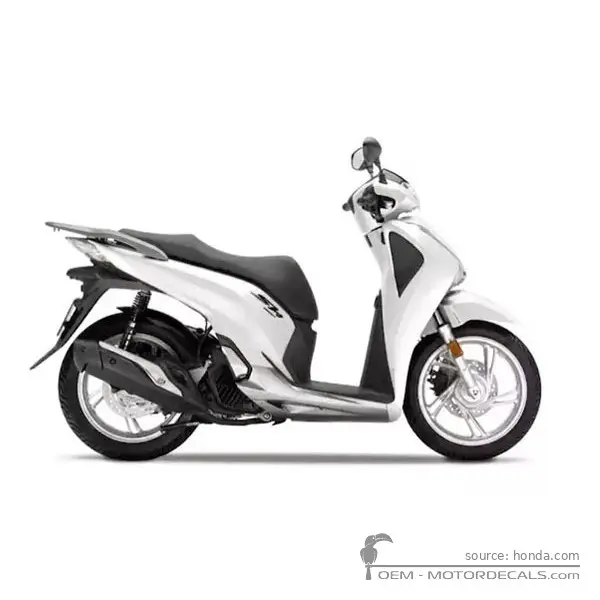 Honda SH150i 2019 - Pearl Cool White