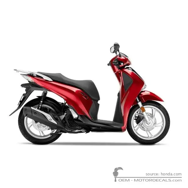 Honda SH150i 2019 - Pearl Splendor Red