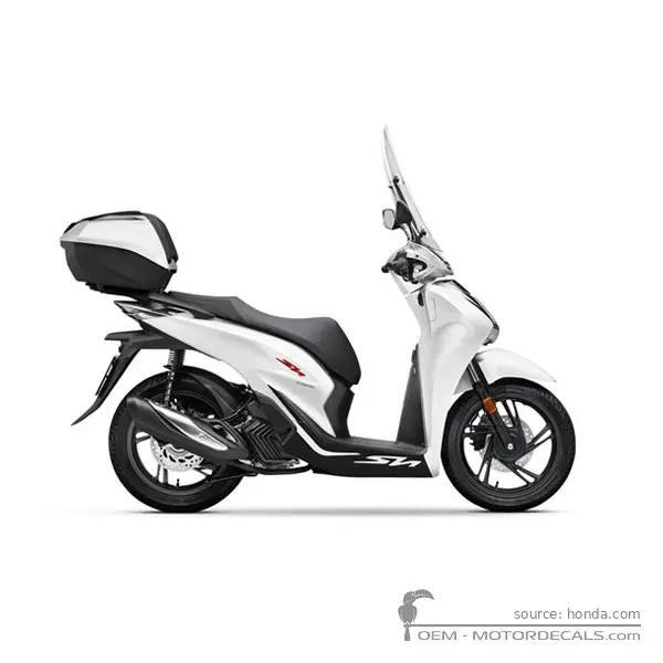 Honda SH150i 2022 - Mat Pearl Cool White