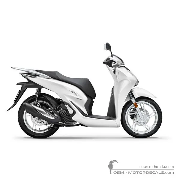 Honda SH150i 2023 - Mat Pearl Cool White