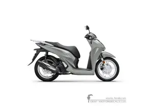 Autocollants pour Honda SH150i 2023 • Honda Autocollants OEM