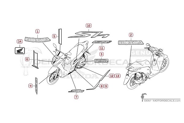 Honda SH150i 2023
