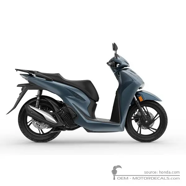 Honda SH150i 2026 - Mat Jeans Blue Metallic