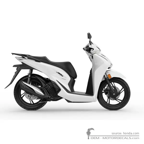 Honda SH150i 2026 - Pearl Cool White