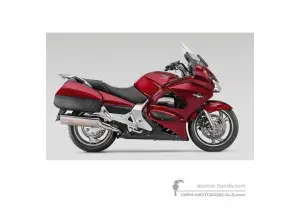 Decals for Honda ST1300 PAN EUROPEAN 2008 - Red • Honda OEM Decals