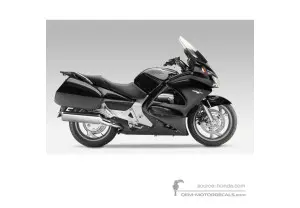Decals for Honda ST1300 PAN EUROPEAN 2009 - Black • Honda OEM Decals