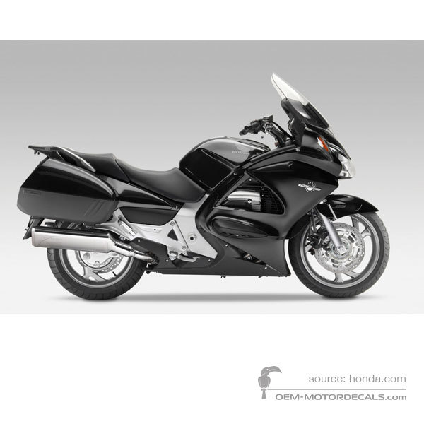 Decals for Honda ST1300 PAN EUROPEAN 2014 - Black • Honda OEM Decals
