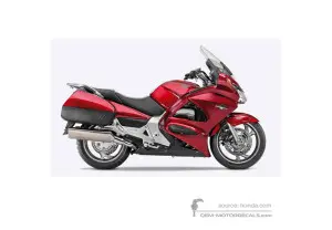 Decals for Honda ST1300 PAN EUROPEAN 2014 - Red • Honda OEM Decals