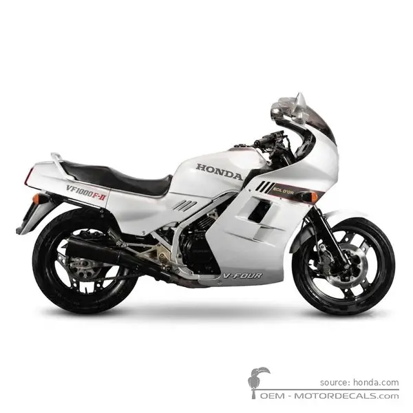 Honda VF1000 FII Bol d'Or 1986 - Starlight Silver Metallic
