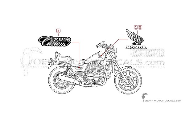 Honda VF1100C MAGNA Custom 1983