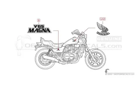 Honda VF1100C MAGNA 1985