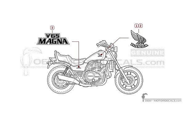 Honda VF1100C MAGNA 1985