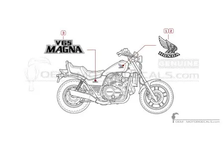 Honda VF1100C MAGNA 1986