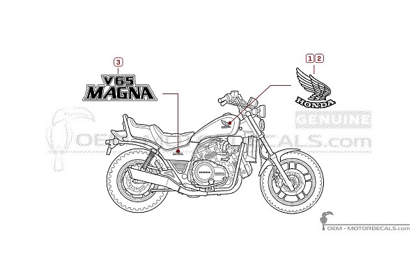 Honda VF1100C MAGNA 1986