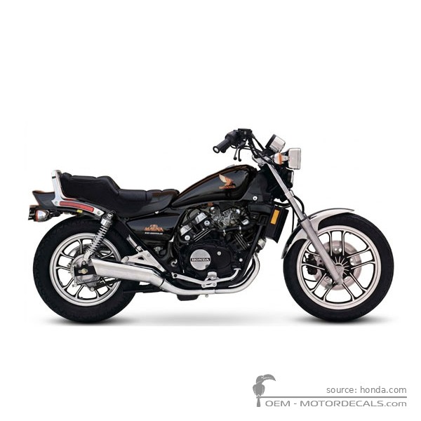 Decals for Honda VF500 C Magna 1984 • Honda OEM Decals