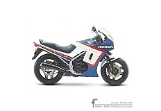 Decals for Honda VF500 FII Interceptor 1984 • Honda OEM Decals