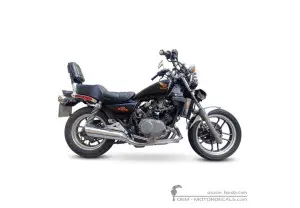 Naklejki do Honda VF500 C Magna 1985 • Honda Naklejki OEM