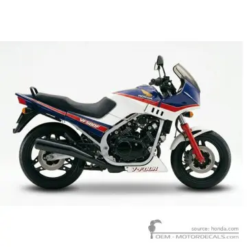 Honda VF500 F 1985 - Candy Aleutian Blue