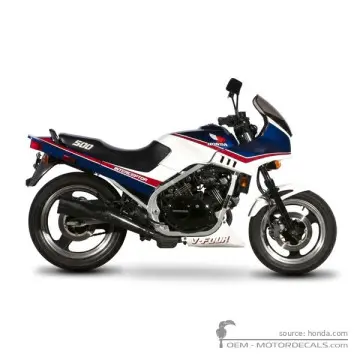Honda VF500 F Interceptor 1985 - Candy Aleutian Blue