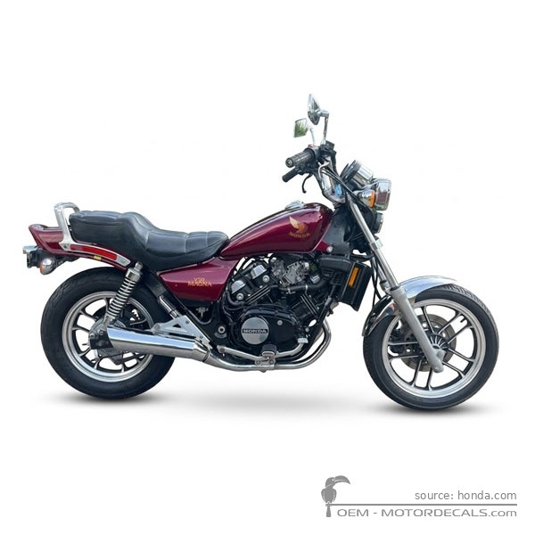 Autocollants pour Honda VF500 C Magna 1985 • Honda Autocollants OEM