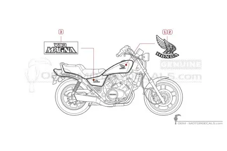 Honda VF500 C Magna 1985