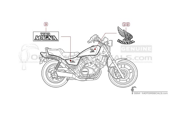 Honda VF500 C Magna 1985