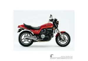 Decals for Honda VF750 S Sabre 1982 • Honda OEM Decals