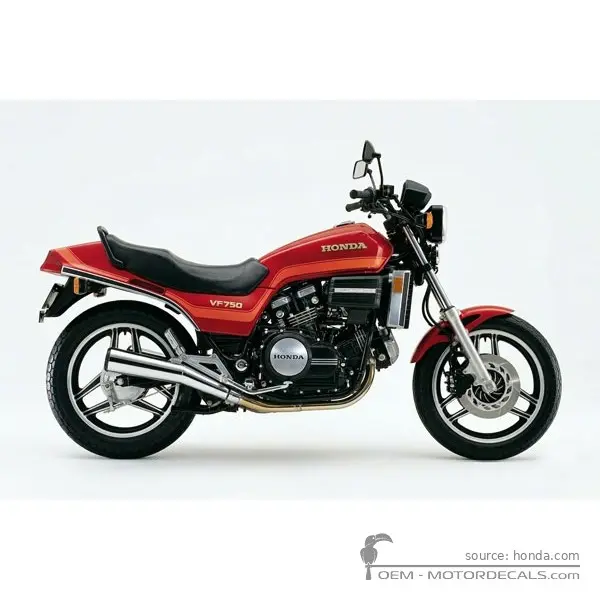 Honda VF750 S Sabre 1982 - Candy Bourgogne Red