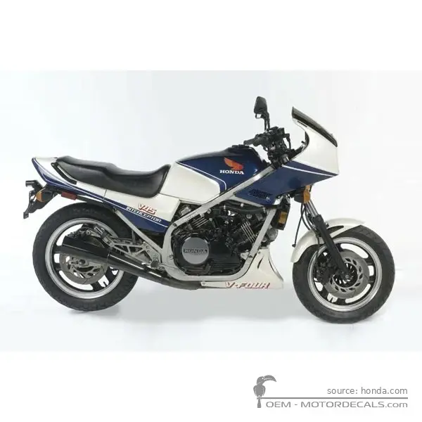 Honda VF750 F V45 Interceptor 1983 - Candy Aleutian Blue