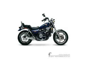 Adesivi per Honda VF750 C V45 Magna 1983 • Honda Adesivi OEM