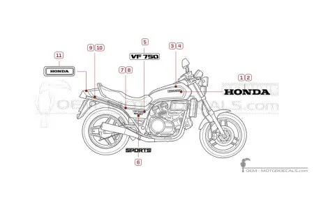Honda VF750 S Sabre 1985