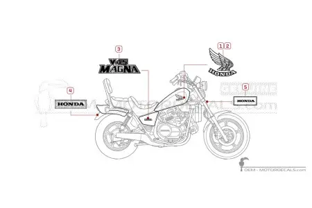 Honda VF750 C V45 Magna 1985