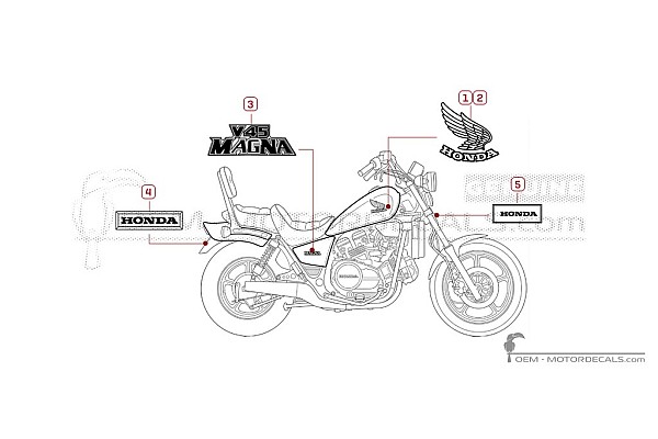 Honda VF750 C V45 Magna 1985
