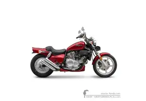 Aufkleber für Honda VF750 C V45 Magna 1988 • Honda OEM-Aufkleber