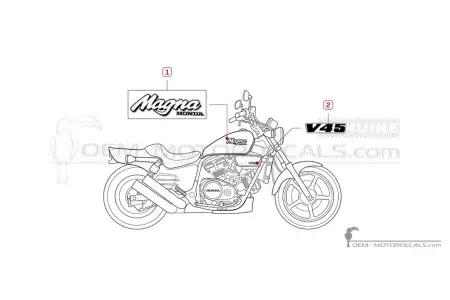 Honda VF750 C V45 Magna 1988
