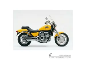 Aufkleber für Honda VF750 C Magna 1993 • Honda OEM-Aufkleber